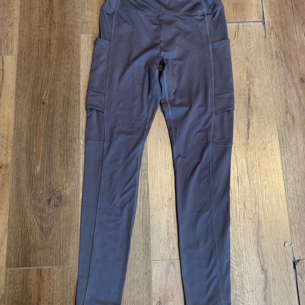 Pink Active women Dark Gray Leggings Size M